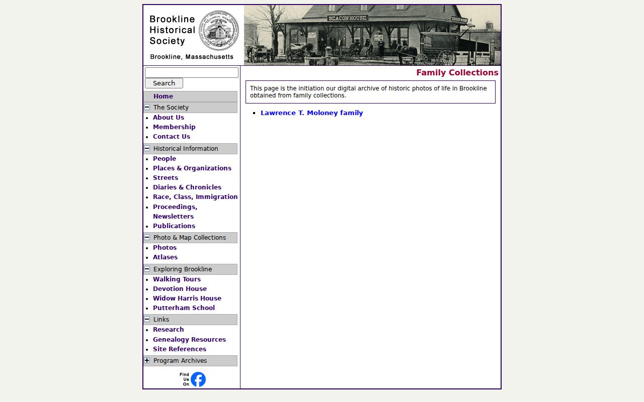 Brookline city directory research at the Historical Society collections