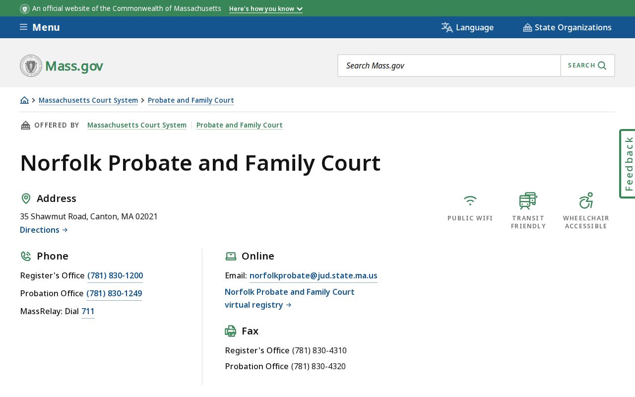 Brookline resident lookup Norfolk Probate and Family Court information
